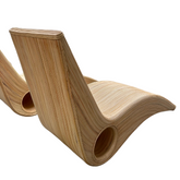 Natural Rattan Lounge Chair Set (Set of 2 chairs and a coffee Table)
